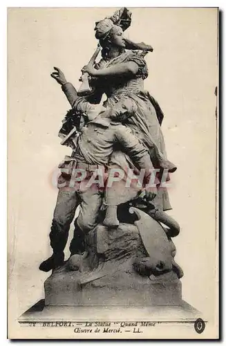 Cartes postales Belfort La Statue Quand Meme