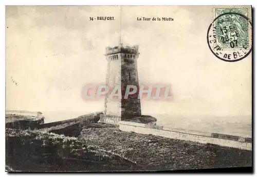 Cartes postales Belfort La Tour de la Miotte