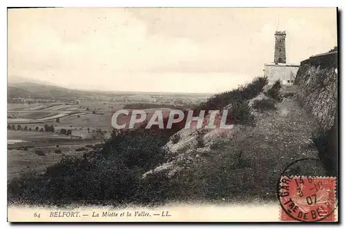 Cartes postales Belfort La Miotte et la Vallee