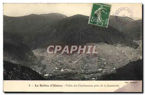 Cartes postales Le Ballon d'Alsace Vallee des Charbonniers prise de la Jumenterie