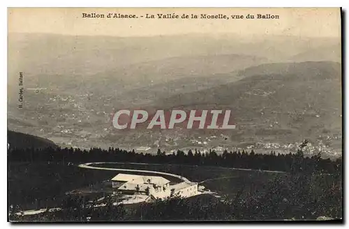 Ansichtskarte AK Ballon d'Alsace La Vallee de la Moselle vue du Ballon