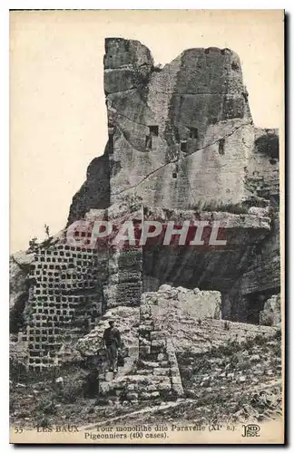 Cartes postales Les Baux Tour monolithe dite Paravelle