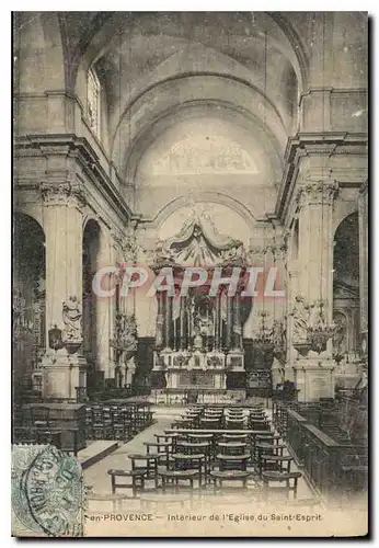 Ansichtskarte AK Aix en Provence Interieur de l'Eglise du Saint Espirit