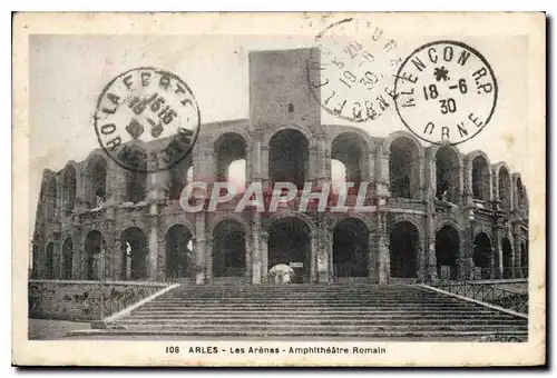 Ansichtskarte AK Aix en Provence Les Arenes Amphitheatre Romain