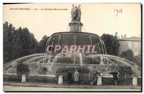 Cartes postales Aix en Provence la Fontaine Monumentale