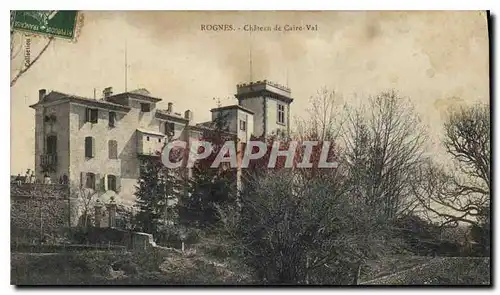 Cartes postales Rognes Chateau de Caire Val