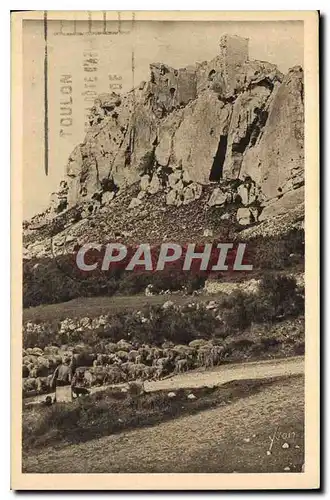 Ansichtskarte AK Les Baux Les Ruines du Chateau feodal