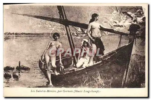 Cartes postales Les Saintes Maries par Gervais Musee Longchamp