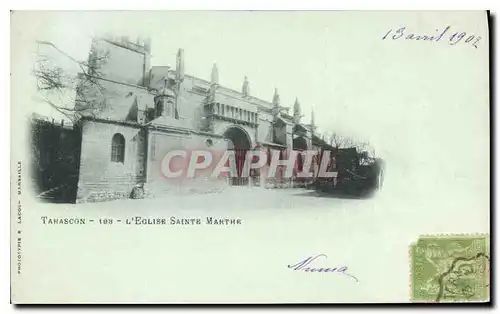 Cartes postales Tarascon L'Eglise Sainte Marthe