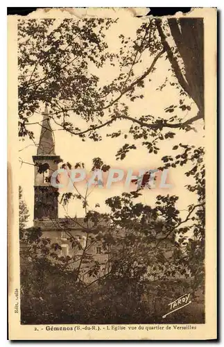 Ansichtskarte AK Gemenos L'Eglise vue du quartier de Versailles