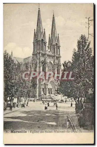 Ansichtskarte AK Marseille Eglise de Saint Vincent de Paul Reformes