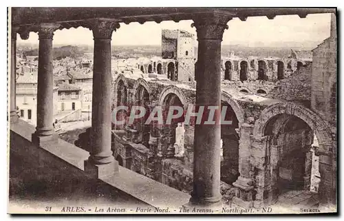 Cartes postales Arles Les Arenes Parie Nord