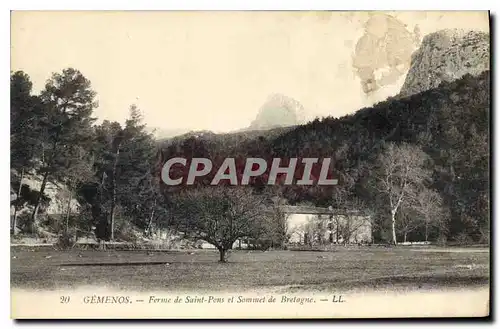 Ansichtskarte AK Gemenos Ferme de Saint Pons et Sommet de Bretagne