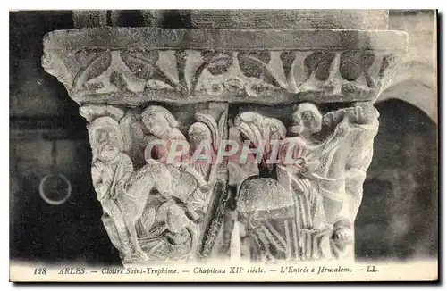 Cartes postales Arles Cloitre Saint Trophime L'entree a Jerusalem