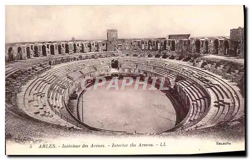 Cartes postales Arles Interieur des Arenes