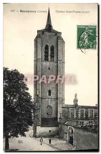 Cartes postales Beaugency Loiret Clocher Saint Firmin