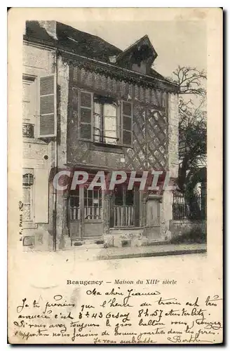 Cartes postales Beaugency Maison du XIII siecle