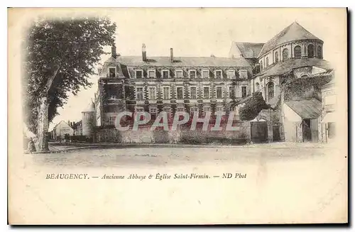 Ansichtskarte AK Beaugency Ancienne Abbaye & Eglise Saint Firmin