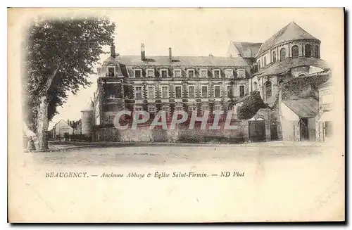 Cartes postales Beaugency Ancienne Abbaye & Eglise Saint Firmin