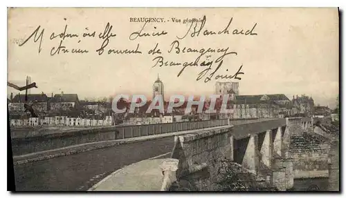 Cartes postales Beaugency Vue generale