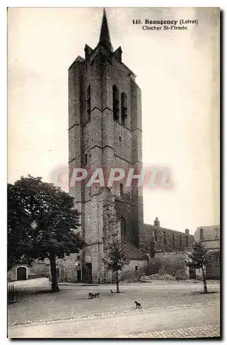 Ansichtskarte AK Beaugency Loiret Clocher St Firmin