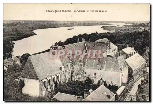 Cartes postales Beaugency Loiret Le Couvent et vue sur la Loire