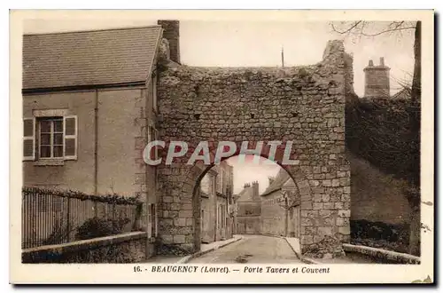 Ansichtskarte AK Beaugency Loiret Porte Tavers et Couvent