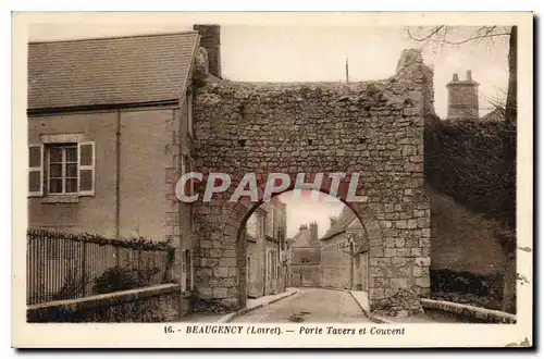 Cartes postales Beaugency Loiret Porte Tavers et Couvent