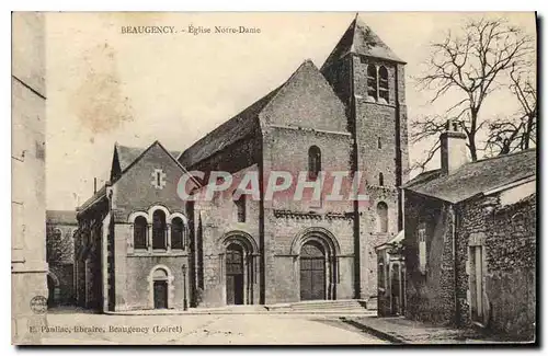Cartes postales Beaugency Eglise Notre Dame