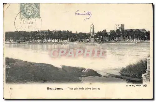Cartes postales Beaugency Vue Generale rive droite