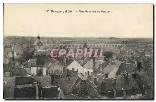 Ansichtskarte AK Beaugency Loiret Vue Generale du Viaduc