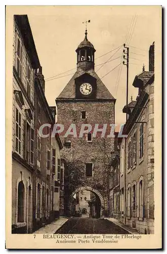 Ansichtskarte AK Beaugency Antique Tour de l'Horloge Ancienne Porte Vendomoise