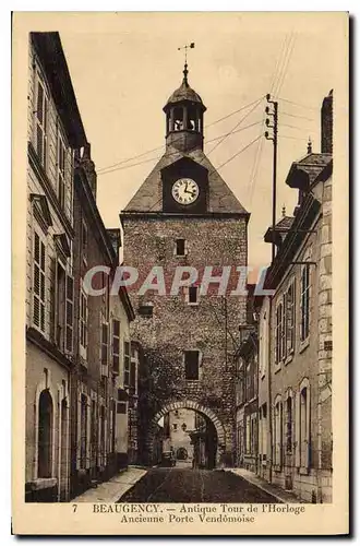Cartes postales Beaugency Antique Tour de l'Horloge Ancienne Porte Vendomoise