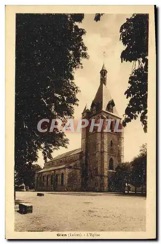 Ansichtskarte AK Gien Loiret L'Eglise