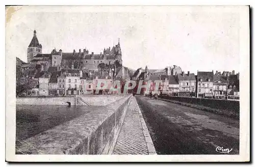 Ansichtskarte AK Gien Loiret Vue generale