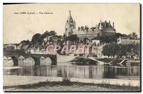 Ansichtskarte AK Gien Loiret Vue generale