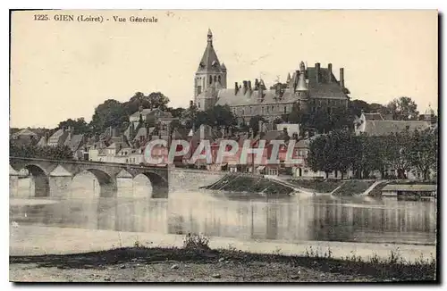 Ansichtskarte AK Gien Loiret Vue generale