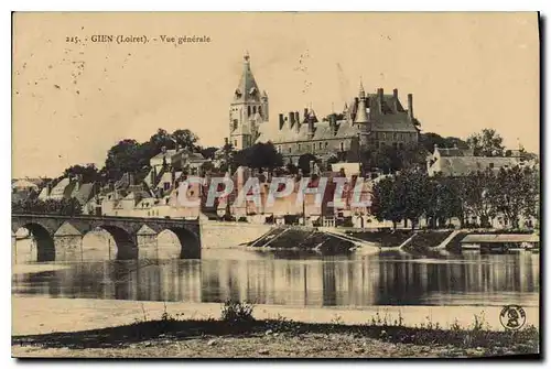 Ansichtskarte AK Gien Loiret Vue generale