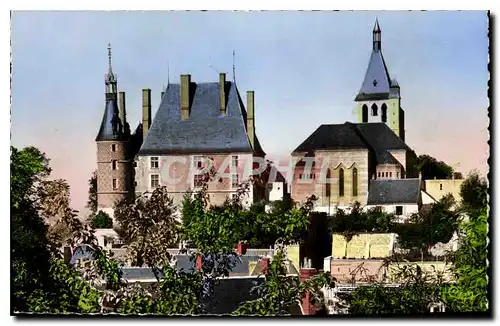 Cartes postales moderne Gien Loiret Le Chateau et l'Eglise