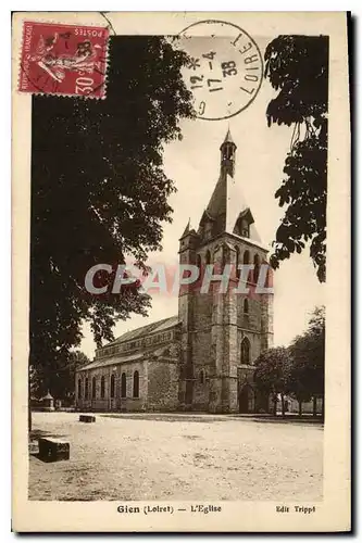 Ansichtskarte AK Gien Loiret L'Eglise