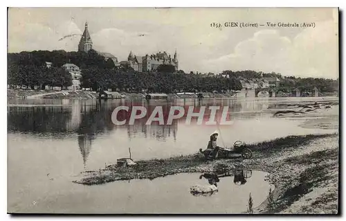 Cartes postales Gien Loiret Vue generale Aval