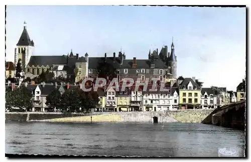 Moderne Karte Gien Loiret Le Chateau et l'Eglise