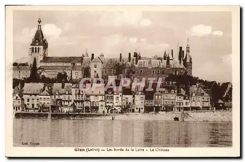 Cartes postales Gien Loiret Les bords de la Loire Le Chateau