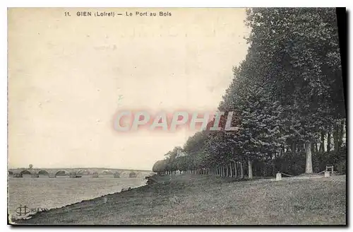 Ansichtskarte AK Gien Loiret Le Port au Bois