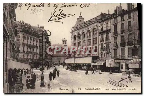 Cartes postales Grenoble La Place Grenette