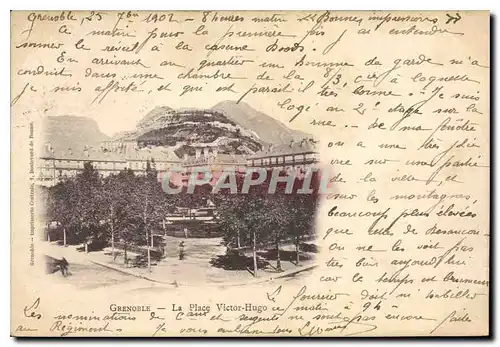 Cartes postales Grenoble La Place Victor Hugo