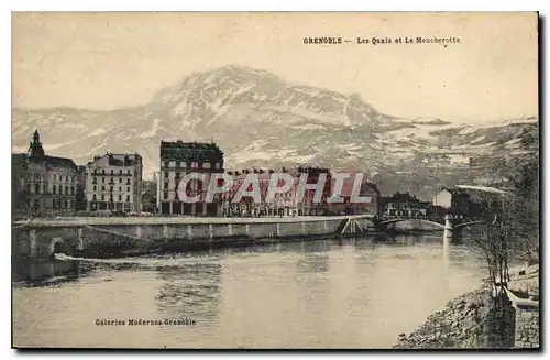 Cartes postales Grenoble Les Quais et le Moncherotte