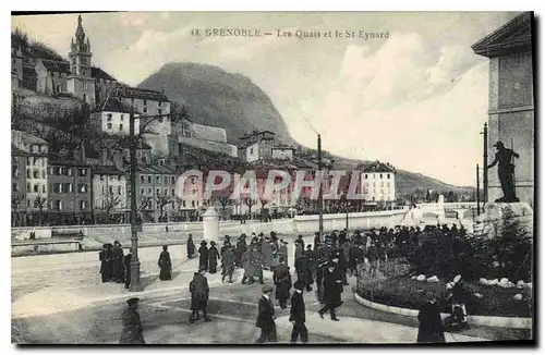 Cartes postales Grenoble Les Quais et le St Eynard