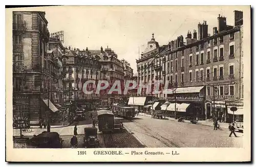 Cartes postales Grenoble Place Grenette