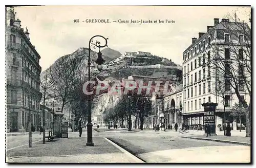 Ansichtskarte AK Grenoble Cours Jean Jaures et les Forts